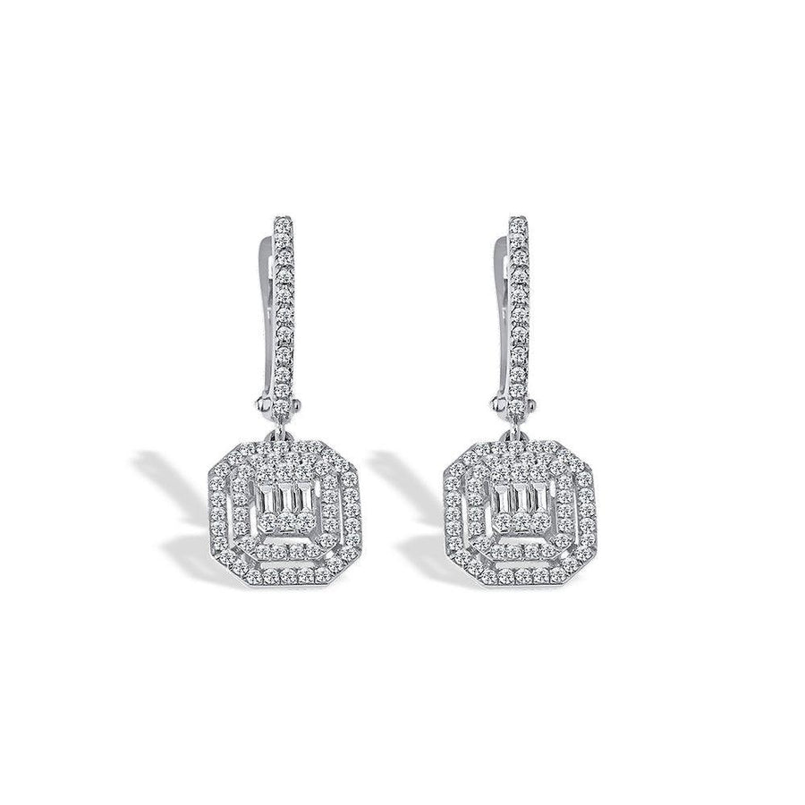 1,09 Karat Baget Küpe - ROY Diamond