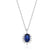 Oval Safir kolye - ROY Diamond