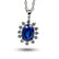 Oval Safir kolye - ROY Diamond