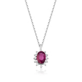 Oval Yakut Kolye - ROY Diamond